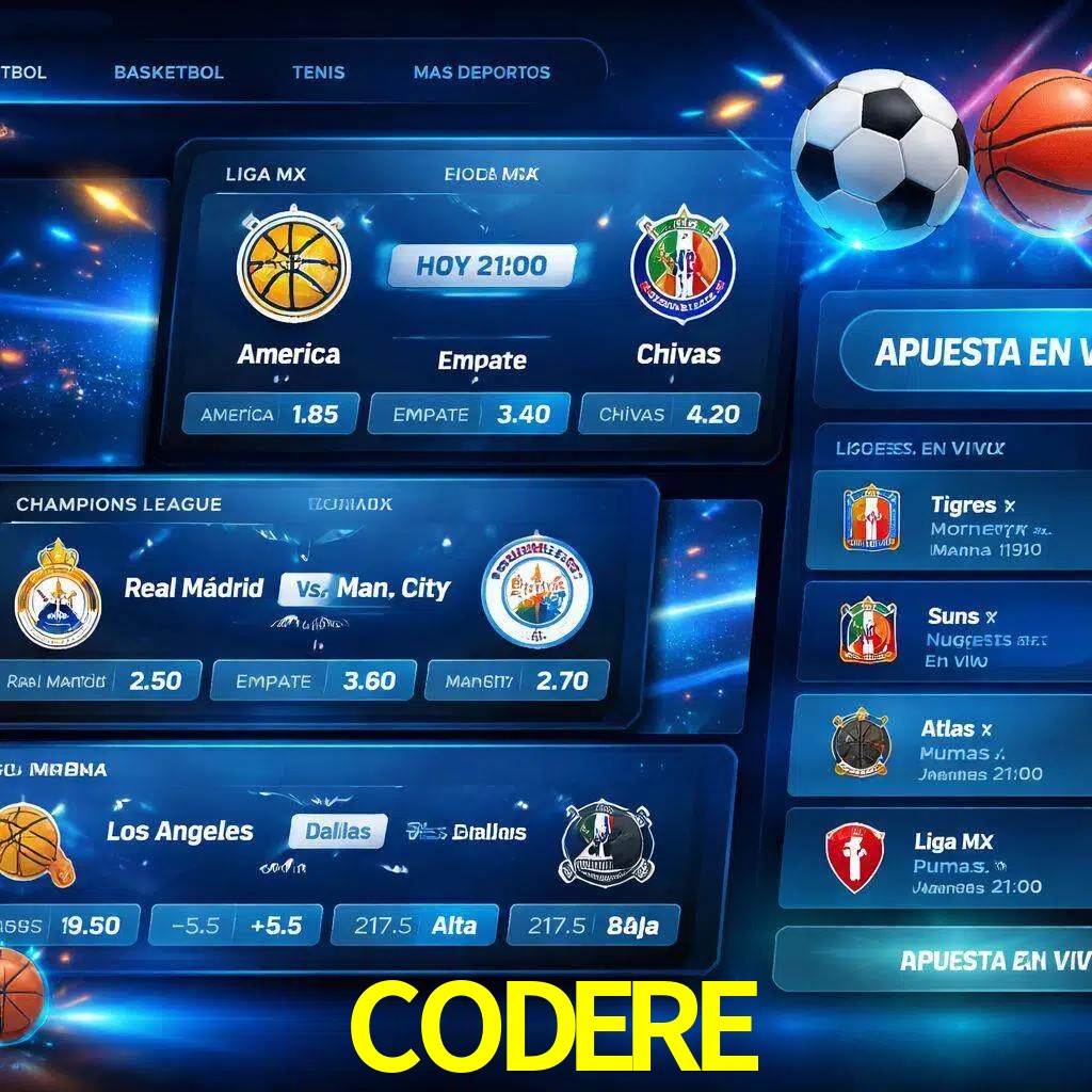 Mercados de apuestas deportivas CODERE para jugadores en México